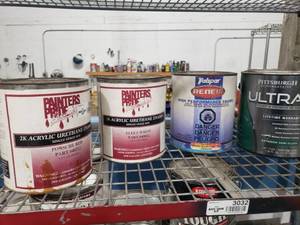 lot 3024 image: 4 Gallons Misc Paint