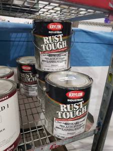 lot 3027 image: 4 Gallons Krylon Industrial Paint