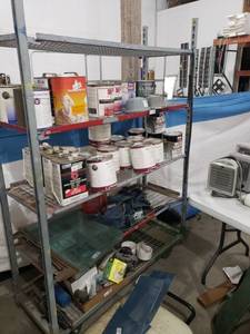 lot 3032 image: Shelf On Rollers