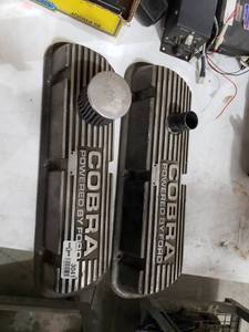 lot 3041 image: Ford Cobra Aluminum Valve Covers