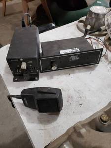 lot 3044 image: REI Paging Amplifier With Mic