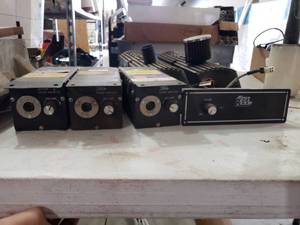 lot 3045 image: 3 REI Paging Amplifiers With one Volume Control