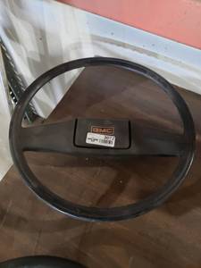 lot 3072 image: 80s GMC Steering Wheel-OEM