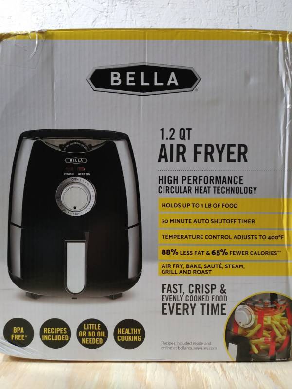bella housewares air fryer