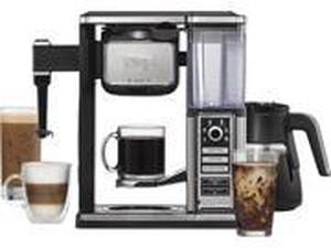 lot 6133 image: Ninja - Coffee Bar 10-cup Coffeemaker - Blackstainless