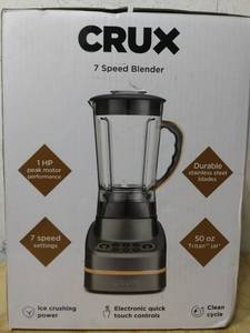 lot 6157 image: Crux CRX14546 7-Speed Blender, Only at Macys