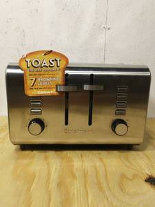 lot 6158 image: Cuisinart 4-slice 7-level Stainless Steel Toaster