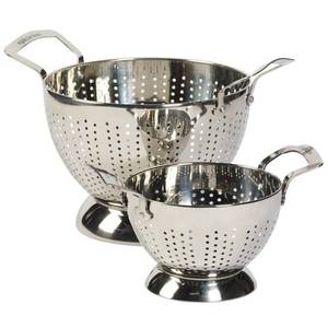 lot 6179 image: Epicurious 2-Pc. Stainless Steel Colander Set 2-pc. Colander