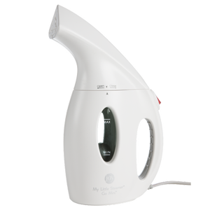 lot 6203 image: Joy Mangano My Little Steamer White Fabric Steamer