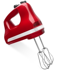 lot 6205 image: KitchenAid KHM614ER 5-Speed Hand Mixer