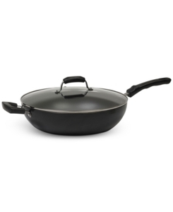 lot 6211 image: Sedona 7.5-Qt. Jumbo Nonstick Covered Wok Pan