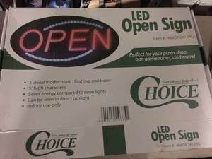 lot 5272 image: LED Open Sign