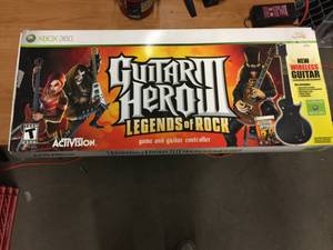 lot 5311 image: Guitar Hero 3 For XBOX 360. Guitar, Game