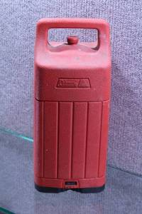 lot 2826 image: Hard Plastic Coleman Lantern Case 7x7x15.25