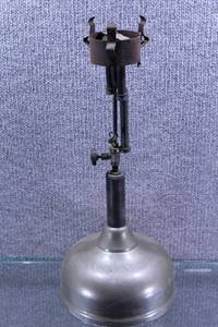 lot 2825 image: Antique Made in Wichita Coleman Quick-Lite Metal Kerosene Lamp With Out Globe. OLD