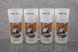lot 2849 image: Lot of 4 Chisholm Trail Kansas Glasses
