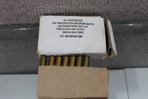 lot 2854 image: Lot of 14 .300 Winchester Magnum 190 Grain HPBT Bullet