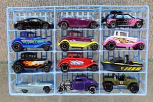 lot 2899 image: Lot of 12 Matchbox Hot Rod Style Cars from 1979 - 2005. Includes Thunderbird and Police Launch