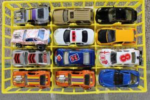 lot 2903 image: Lot of 12 Matchbox Cars from 1983 - 2003. Includes Race Cars, Police ar and Porsche