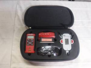 lot 8938 image: Craftsman laser trac wall mount laser level