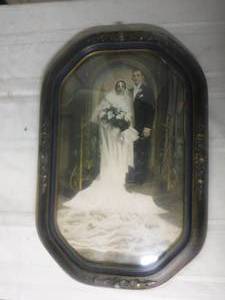 lot 8943 image: Vintage wedding photo