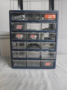 lot 12453 image: Parts bin sorter with contents 4