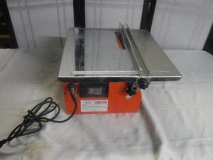 lot 12461 image: Chicago tools Tile saw