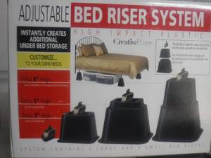 lot 12476 image: Adjustable bed riser system