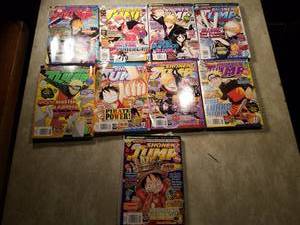 lot 19128 image: Lot of 9 Issues of Shonen Jump Manga Magazine