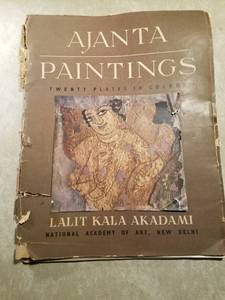 lot 19152 image: Ajahnta Paintings Colored Print Book