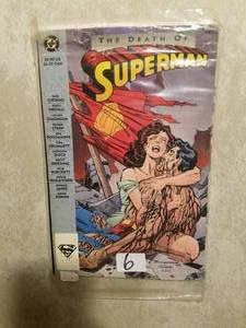 lot 19153 image: The Death of Superman Comic Book