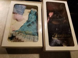 lot 19155 image: Pair of Dresses and Other Accessories for Josephine Porcelain Dolls