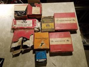 lot 19158 image: Lot of Old Stock Tractor Piston Rings and More