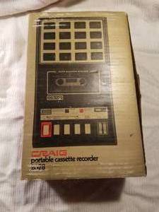 lot 19173 image: Craig Portable Cassette Recorder