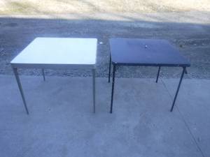 lot 12569 image: 2 card tables