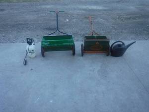 lot 12574 image: Lawn seeders and more