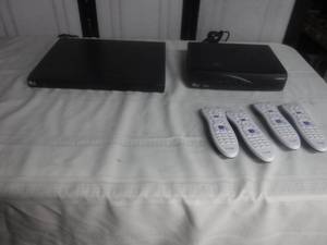 lot 12615 image: Direct TV receivers with remotes