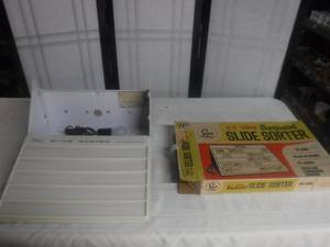 lot 12642 image: Vintage slide sorter in box