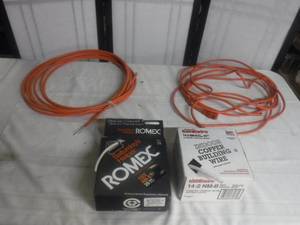 lot 12682 image: Insulated Copper Wiring and Extension Cord