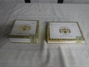 lot 12687 image: Pair of Macanudo Cigar Boxes