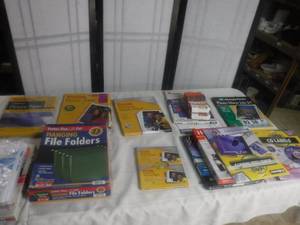 lot 12689 image: Picture Paper, File Folders, Stationery, and More Lot