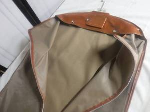 lot 12724 image: Zippered Garment Bag on Hanger