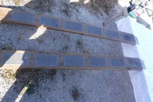 lot 11000 image: Pair of Wood and Metal Ramps
