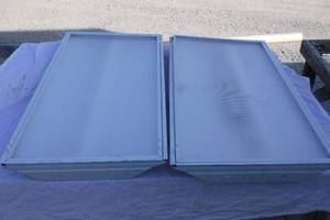 lot 11009 image: Pair Ballasted Light Fixtures