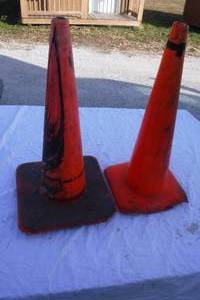 lot 11023 image: Pair of Traffic Cones