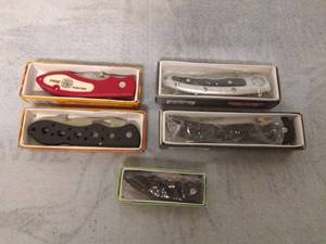 lot 11494 image: Pocket Knife Lot of 5
