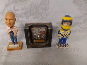 lot 11505 image: Nascar Diecast Car and Two Bobble Heads