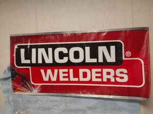 lot 11514 image: Lincoln Welders Banner