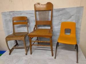 lot 11545 image: Three Chairs Lot