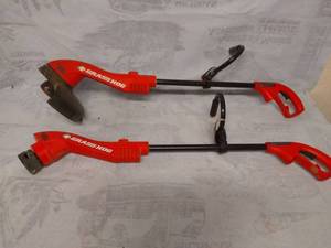 lot 11554 image: Pair of Grass Hog Electric Weed Whackers